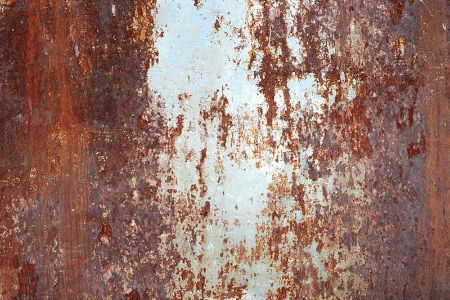 Rust red clay removal